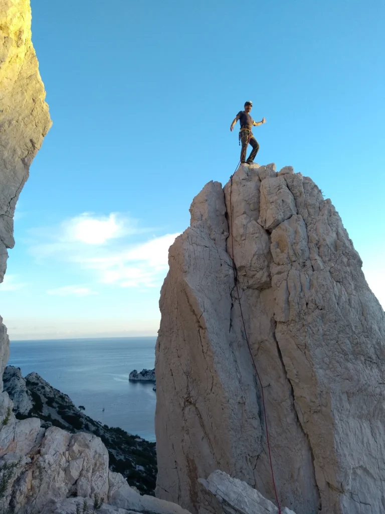 Marseille escalade à Sormiou le Pouce
